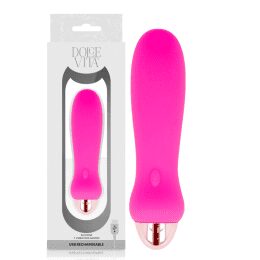 DOLCE VITA - RECHARGEABLE VIBRATOR FIVE PINK 7 SPEEDS 2